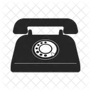 Rotary dial telephone old-fashioned  Icon