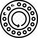 Rotary Circulating Recurring Icon