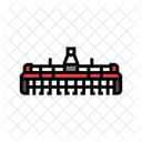 Rotary Tiller Tractor Icon