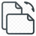 Rotate Paper File Icon