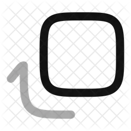 Rotate Bottom Left  Icon
