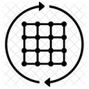 Rotate Object Grid Icon