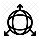 Rotate D Object Icon