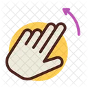 Rotate Left Hand Gesture  Icon