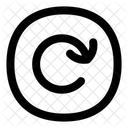 Rotate Right Circle Icon