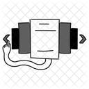 Black Monochrome Carousel Illustration Rotating Images Image Slider Icon