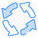 Rotation Rafraichissement Fleches Icon