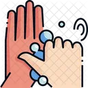 Rotational rub thumb  Icon