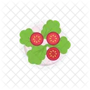 Rote Beeren Obst Kirsche Icon