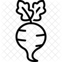 Rote Bete Gartenrube Saftig Symbol