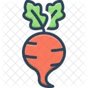 Rote Bete Gartenrube Saftig Symbol