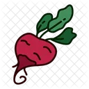 Rote Bete Gemuse Gesund Symbol