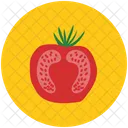 Rote Bete Halfte Wurzel Symbol