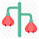 Rote Glockenblumen  Icon