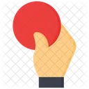 Rote Karte Strafkarte Elfmeter Icon