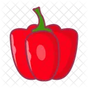 Paprika Rot Pfeffer Symbol