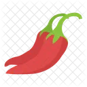 Rot Chilis Pfeffer Symbol