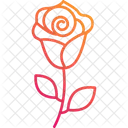 Rote Rose Symbol