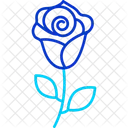 Rote Rose  Symbol