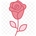 Rote Rose Symbol