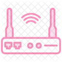 Router Duotone Line Icone Icon