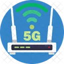 5 G 4 G Comunicacao Ícone