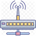 Roteador De Internet Conexao Sem Fio Conexao De Dados Sem Fio Icon