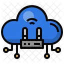 Roteador De Nuvem Roteador Rede Icon