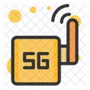 Roteador De Rede Sem Fio 5 G Roteador 5 G Modem Ícone