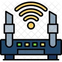 Roteador Wifi Antena Comunicacao Ícone