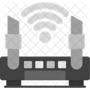 Roteador Wifi Antena Comunicacao Ícone