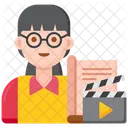 Roteirista Feminina Roteirista Escritora Ícone