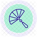 Fan Rot Chinesisch Symbol