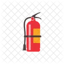 Roter Feuerloscher Wasser Flasche Icon