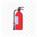 Roter Feuerloscher Wasser Flasche Icon