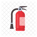 Roter Feuerloscher Wasser Flasche Symbol