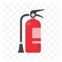 Roter Feuerloscher Wasser Flasche Icon