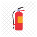 Roter Feuerloscher Wasser Flasche Icon