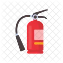 Roter Feuerloscher Wasser Flasche Icon