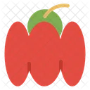 Rote Paprika Paprika Pfeffer Symbol