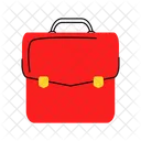 Roter Schulrucksack Schulrucksack Rucksack Icon