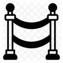 Rot Teppich Kordon Symbol