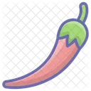 Rote Chili Chilischote Chili Symbol