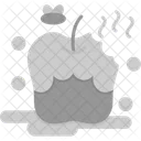 Rotten Apple Fruit Icon