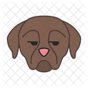 Rottweiler Dog Unamused Icon