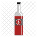 Flasche Rotwein Symbol