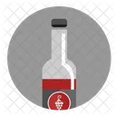 Rot Wein Flasche Symbol