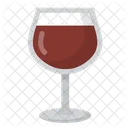 Cabernet Getrank Glas Symbol