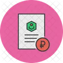 Rouble Banque Document Icon