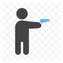 Roubo Detencao Pistola Ícone